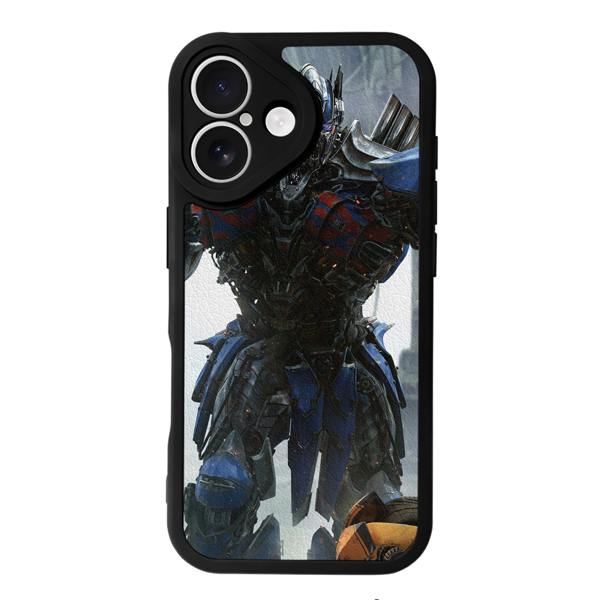 （画像用） Transformers トランスフォーマー 【iPhone 16シリーズ対応】シリコンスマホケース（レザー調） 材質：シリコン